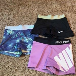 3 nike pro spandex